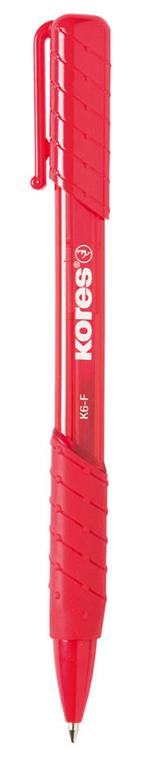 Kemični svinčniki grip K6, fine, rdeč