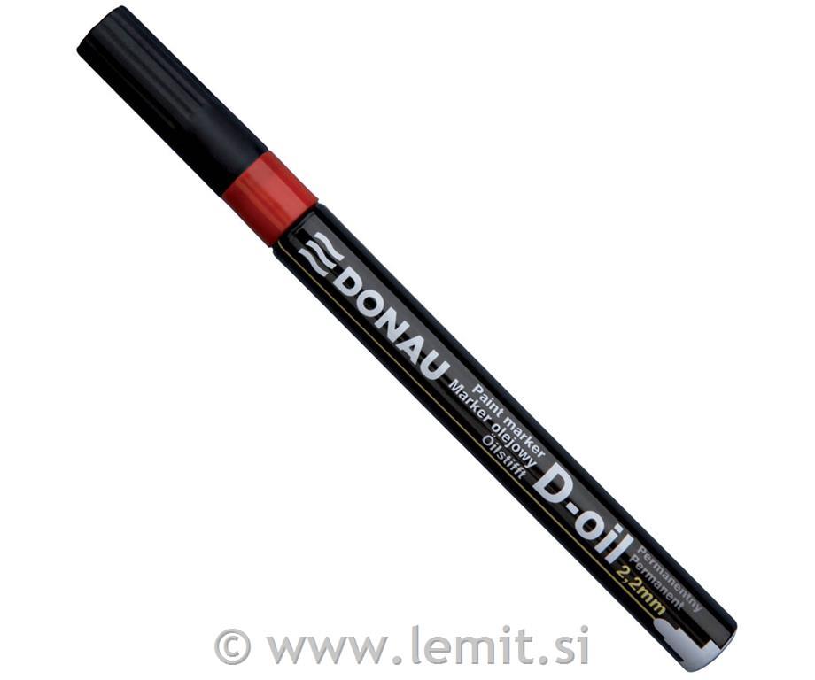 Marker oljni D-oil 2,2mm rdeč