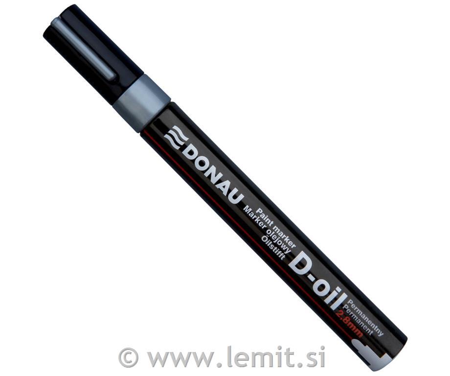 Marker oljni D-oil 2,8mm srebrn