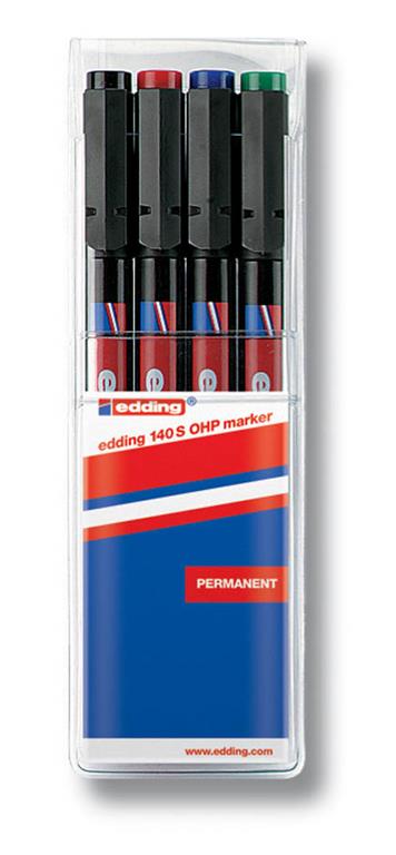 OHP marker E-140, 0,3 mm, set 4