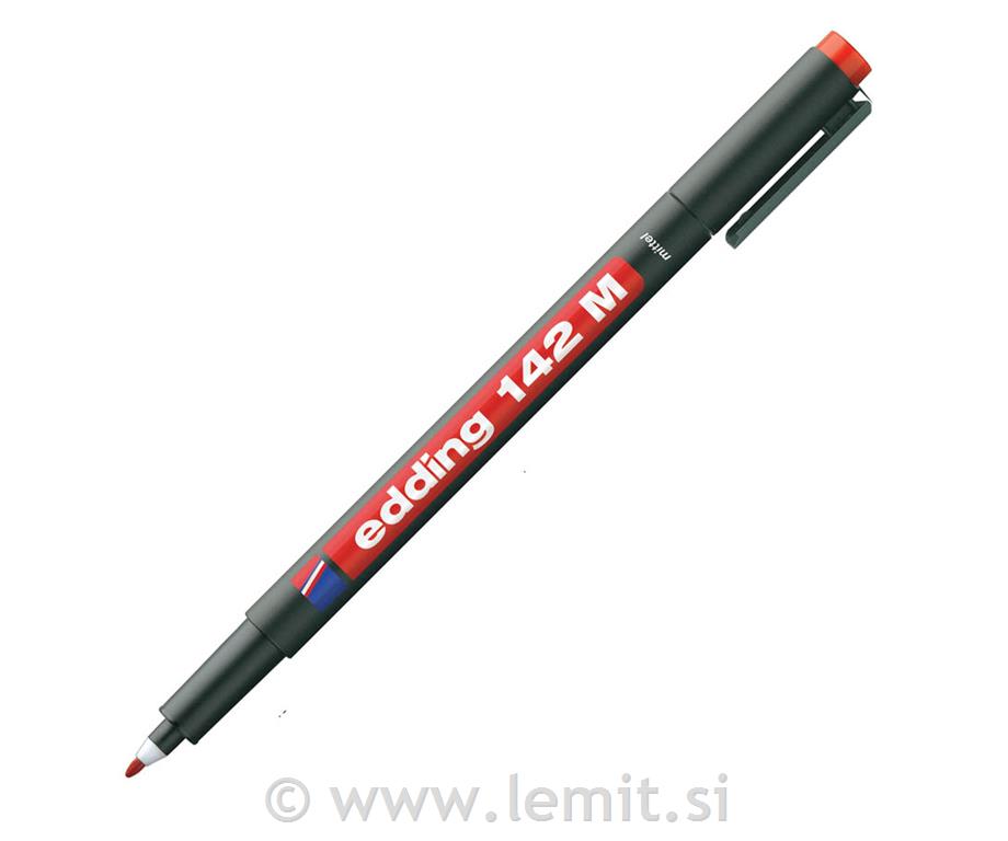 OHP marker E-142, 1mm, 10kos, rdeč