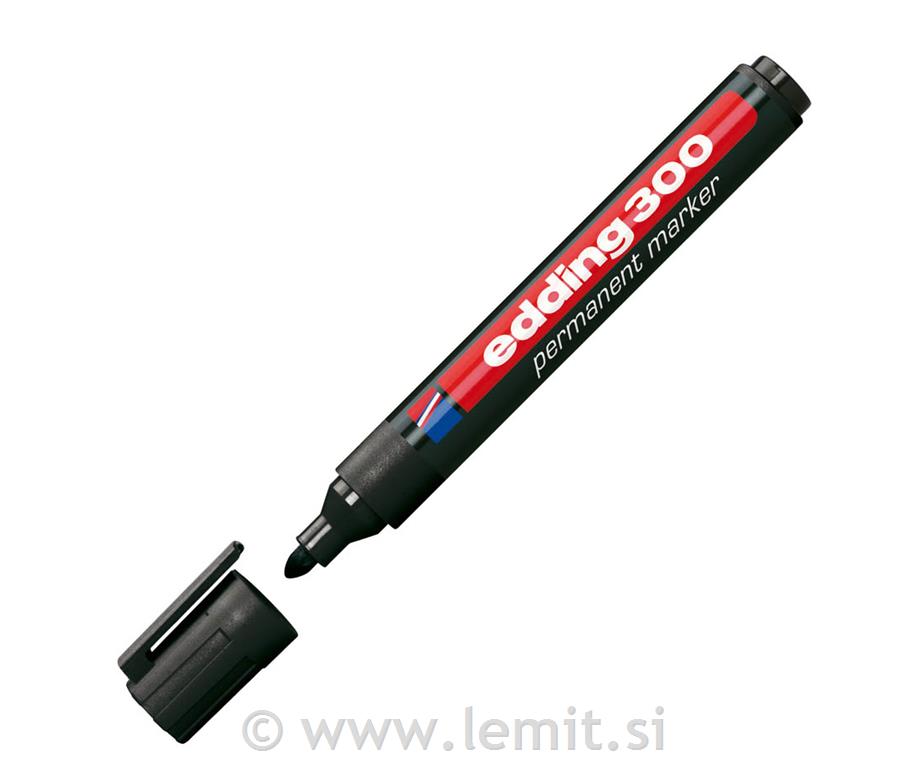 Marker perm. E-300, 10kos, črn