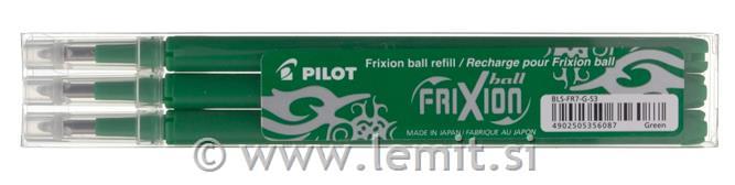 Vložek za FRIXION BALL, sv. zelen, set 3