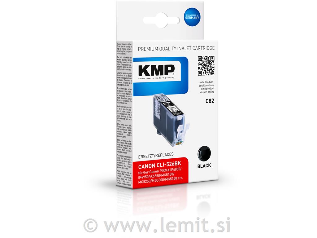 Kartuša KMP CLI-526Bk, črna