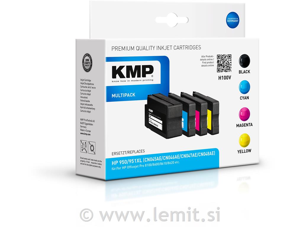 Kartuša KMP HP 950XL/951XL Multi pack