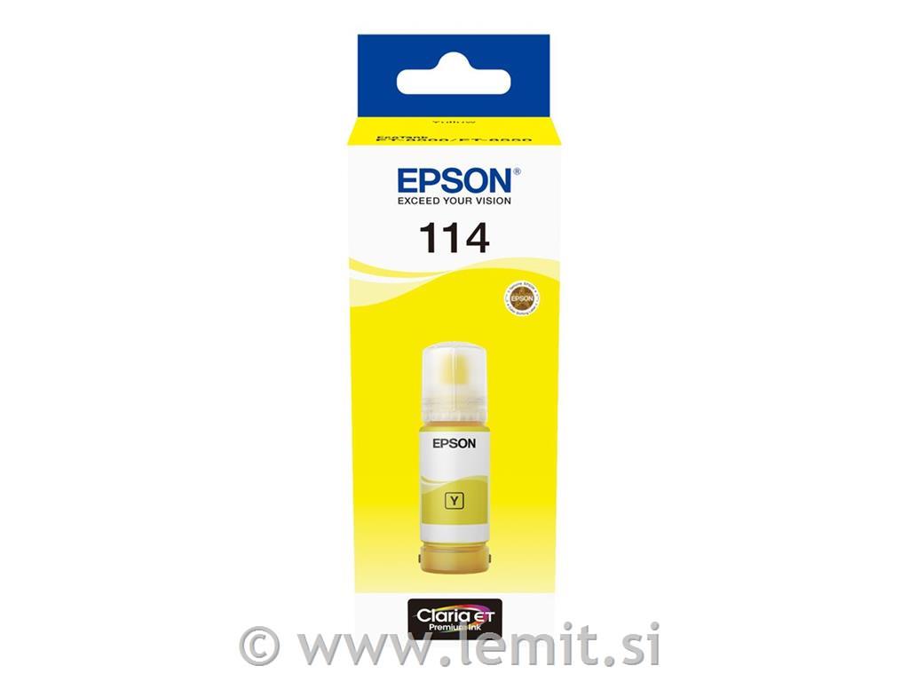 EPSON 114 črnilo, rumena, 70ml