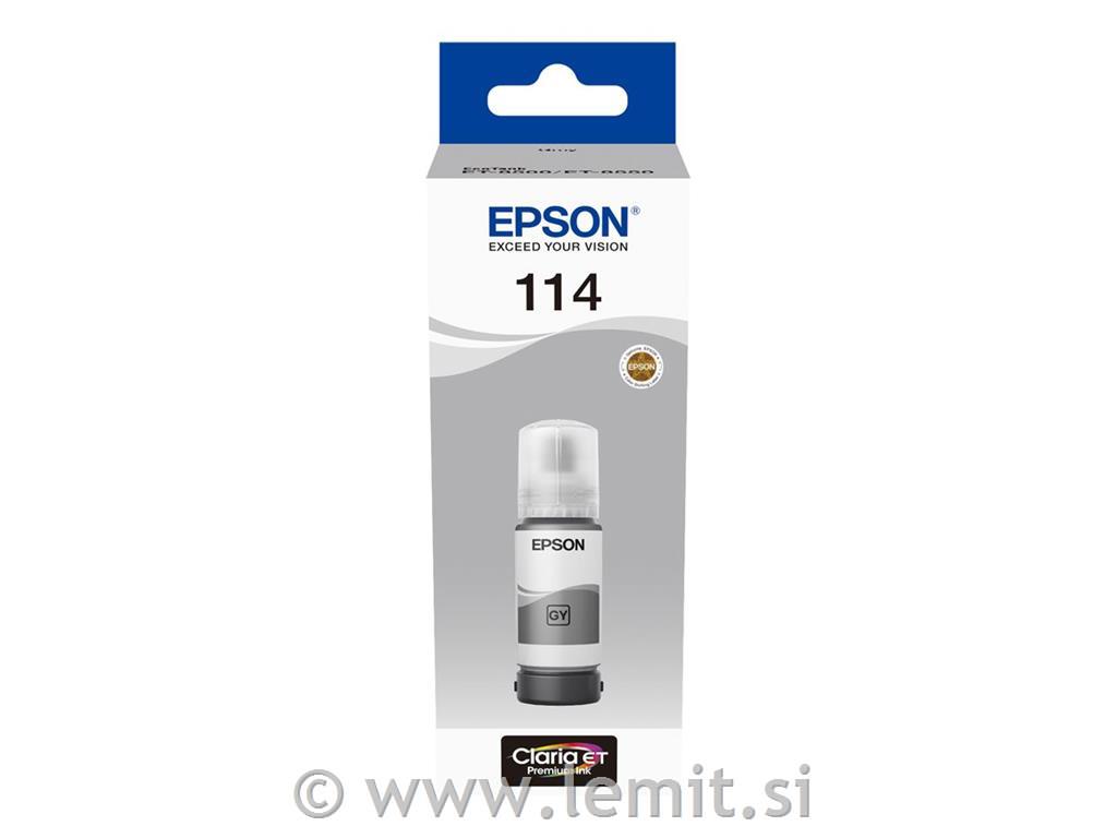 EPSON 114 črnilo, siva, 70ml