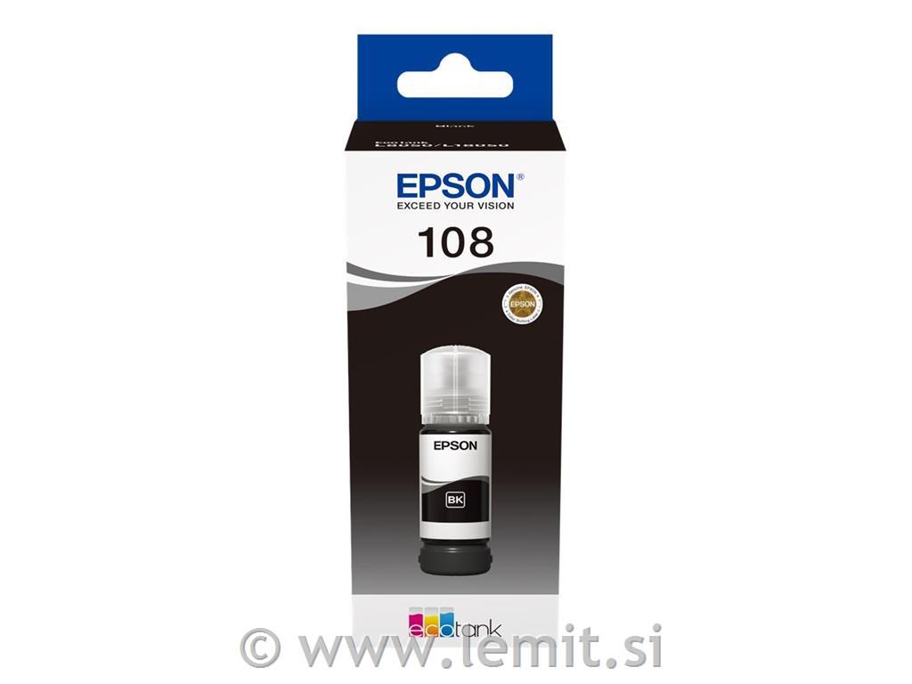 EPSON 108 črnilo, črna, 70ml