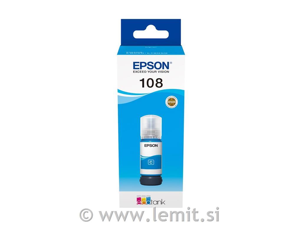 EPSON 108 črnilo, modra, 70ml