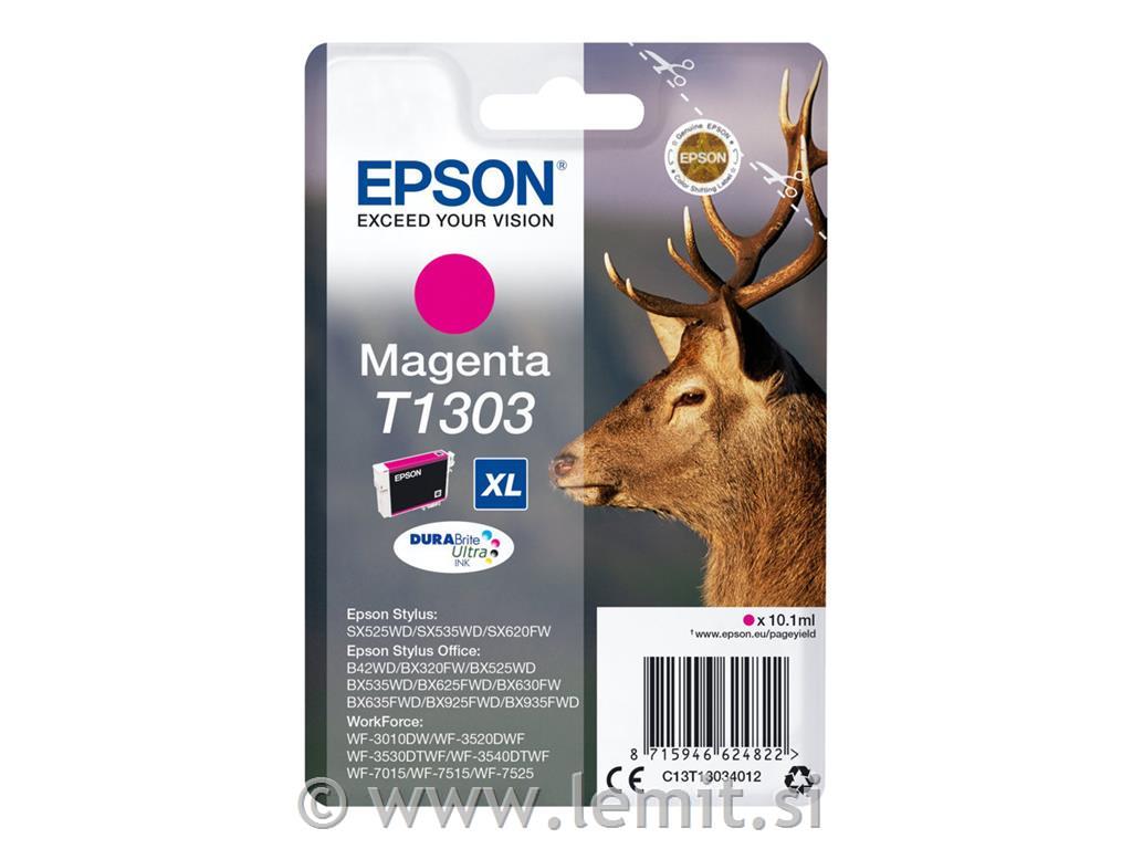 EPSON T1303 kartuša XL, magenta, 10.1ml