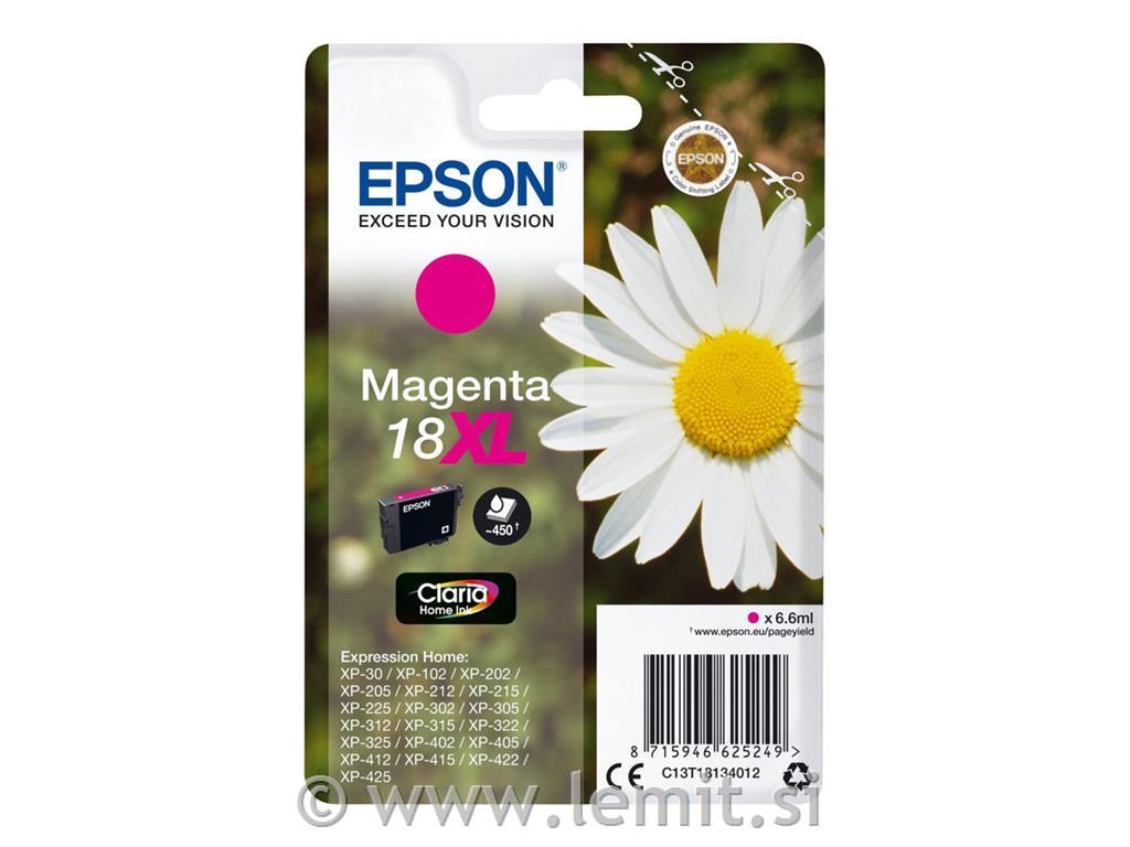 EPSON 18XL kartuša, magenta 6.6ml 450str