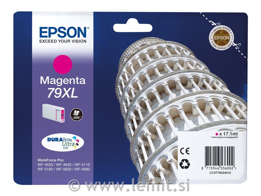 EPSON 79XL kartuša, magenta, 17.1ml