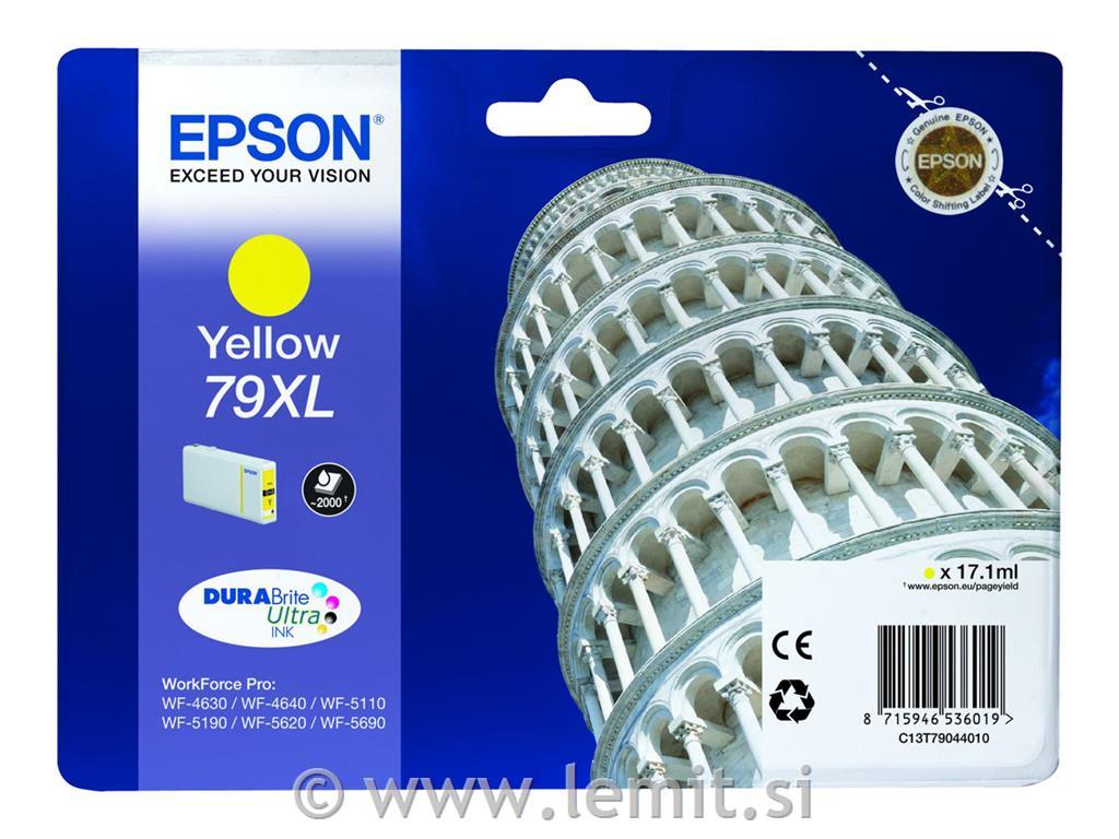 EPSON 79XL kartuša, rumena, 17.1ml