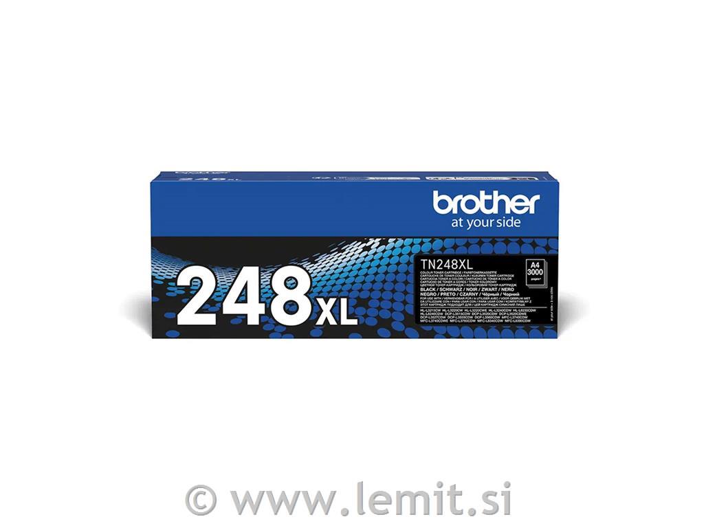 Brother Toner TN248XLBK, črn, 3.k strani