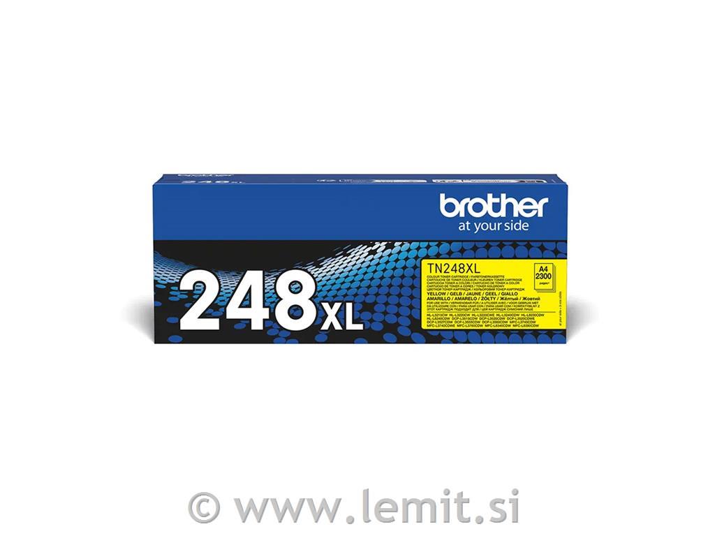 Brother Toner TN248XLY, yellow, 2.3k str