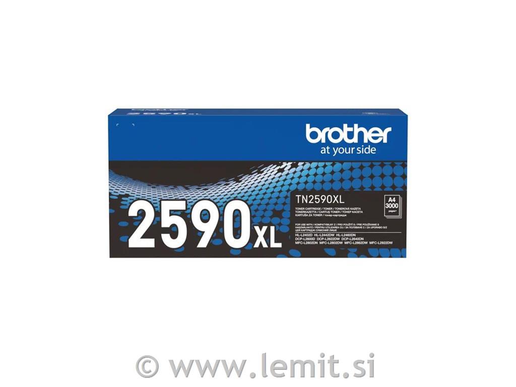 Brother Toner TN2590XL, črn, 3.000 str