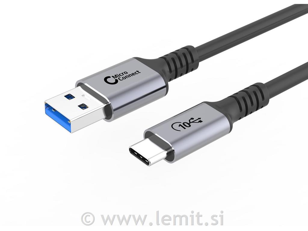 MicroConnet Premium kabel USB C-A 3.2
