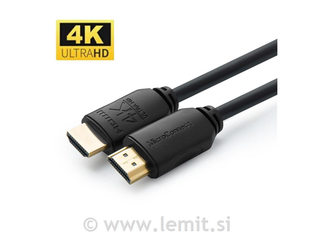 MicroConnet Kabel HDMI 2.0, 4m