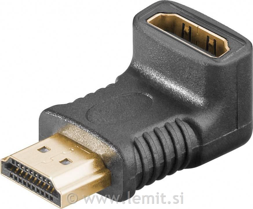 MicroConnet Adapter HDMI 270° kotni
