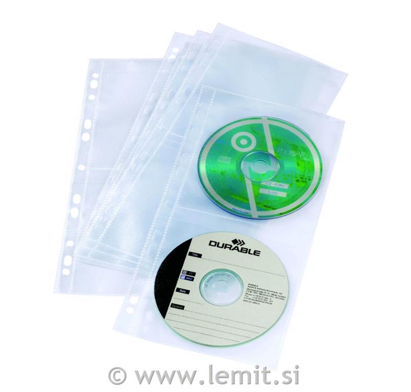 Vložne mape za CD/DVD (5282), 5 kosov