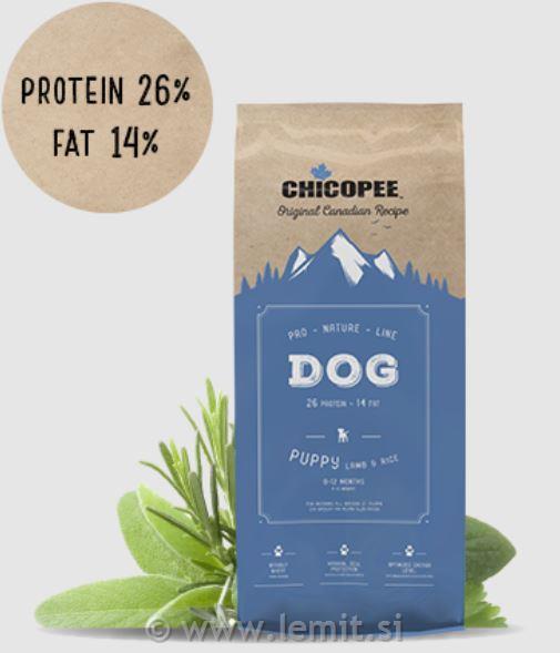 CHICOPEE PUPPY LAMB&RICE 20kg