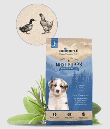 CHICOPEE MAXI PUPPY Poultry&Millet 2kg