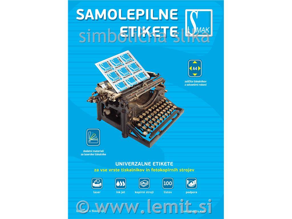 Samolepilne etikete S-00 30x15mm