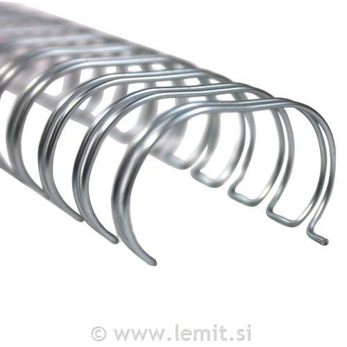 Spirale žica 4,7 mm srebrne, 100 kos