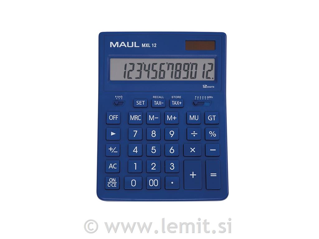 Namizni kalkulator MXL 12 moder