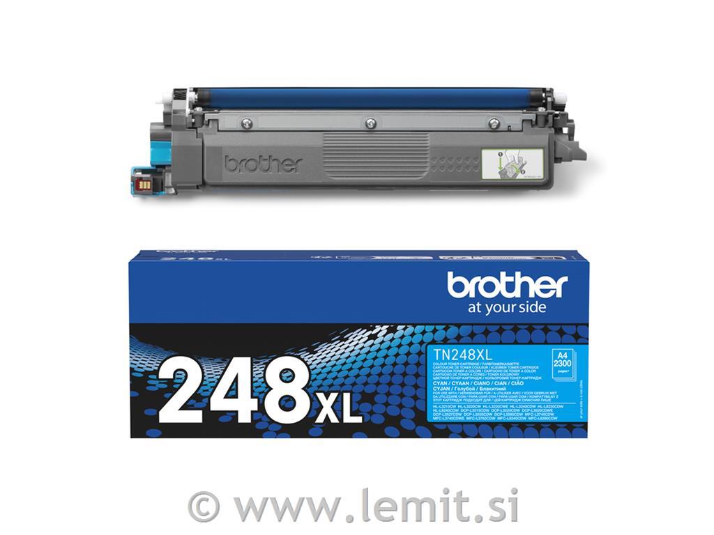 Brother Toner TN248XLC, cyan, 2.300 str