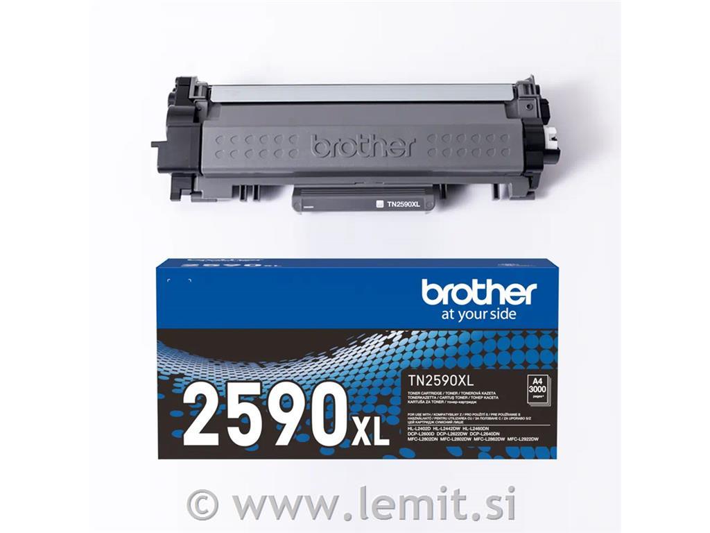 Brother Toner TN2590XL, črn, 3.000 str