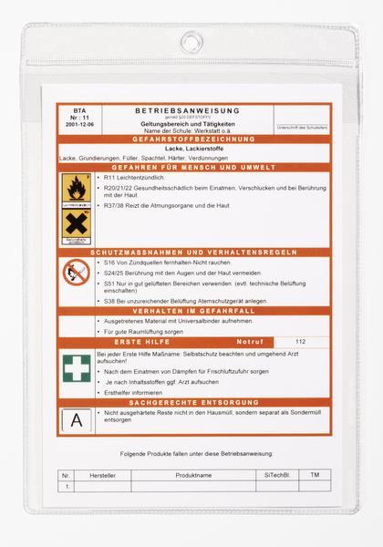 Informacijski žepki A4, 10 kos