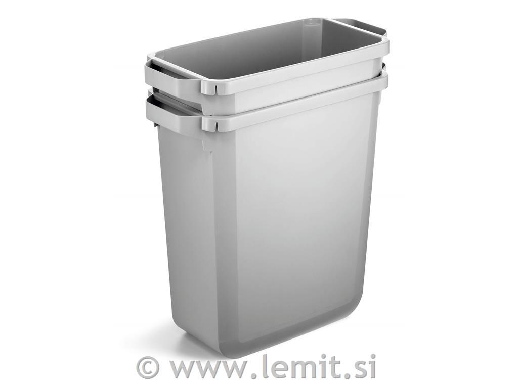 Durabin koš 60l siv