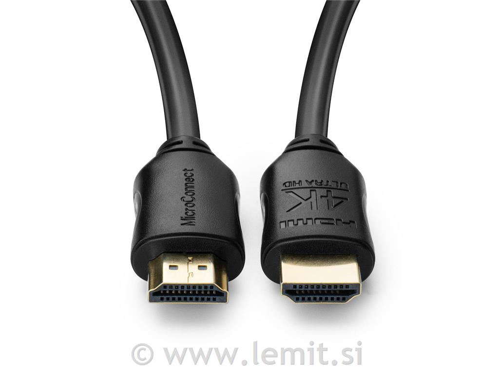 MicroConnet Kabel HDMI 2.0, 0,5m