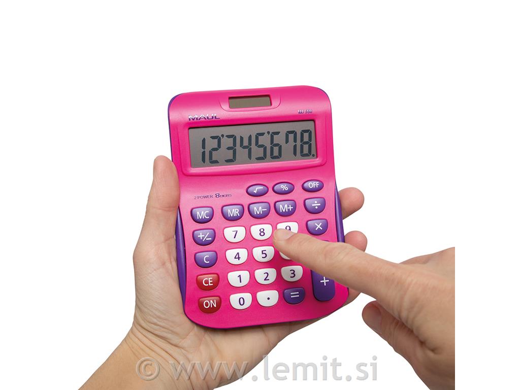 Namizni kalkulator MJ 550 Junior roza