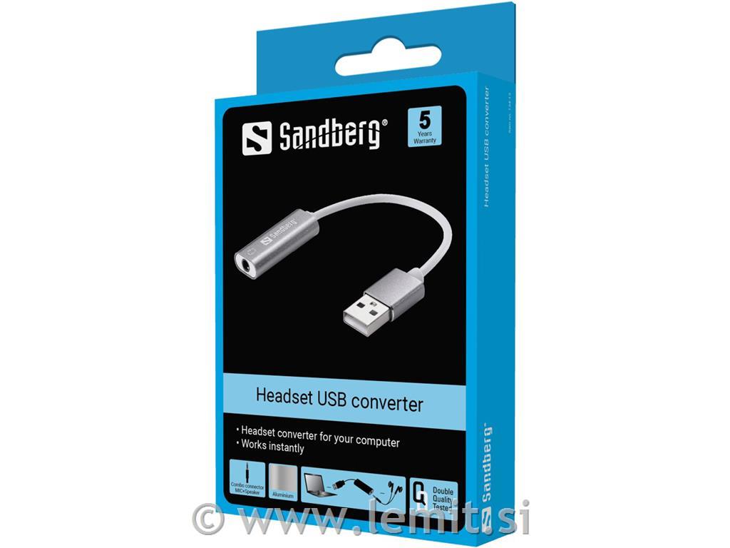 Sandberg Adapter Minijack-USB